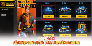 Hướng dẫn Cách Nạp Kim Cương Free Fire bằng Garena